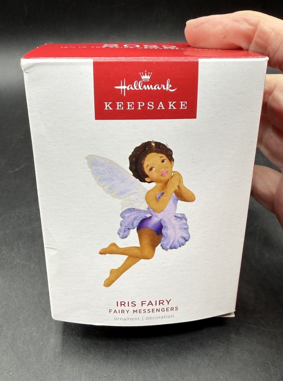Hallmark Iris Fairy- Fairy Messengers Ornament 18th in Series MIB -48D
